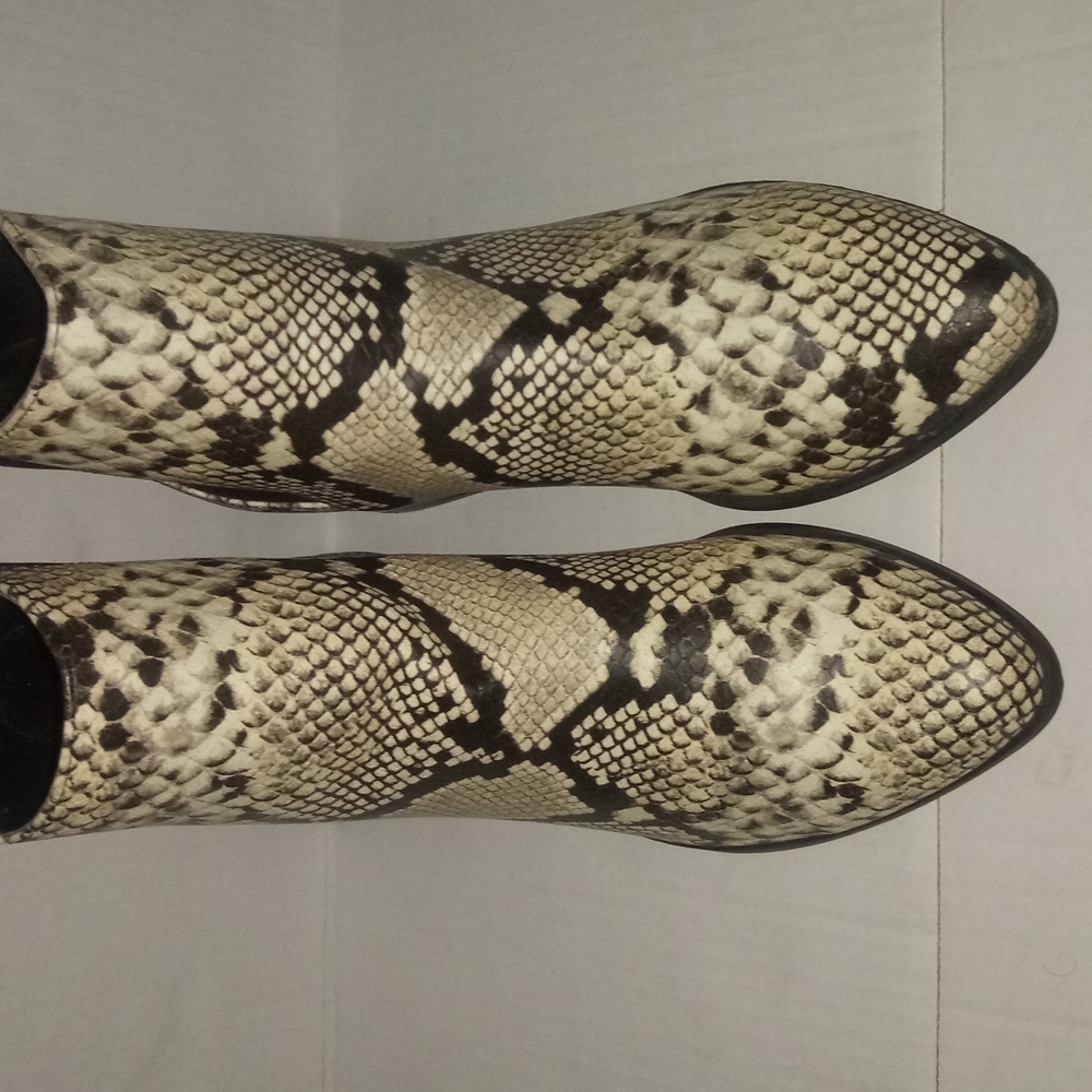 CALL IT SPRING WOMEN'S SNAKE PRINT BOOTIES